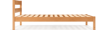 無印良品・木製ベッドラバーウッド材突板